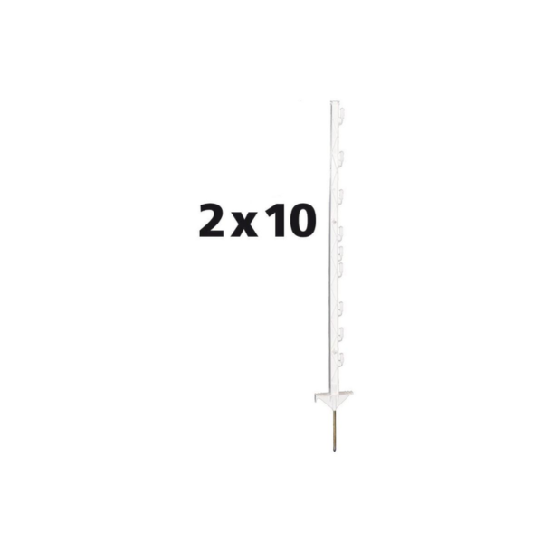 Duopack Vario-plastpl hvid 1,00m (2x10)