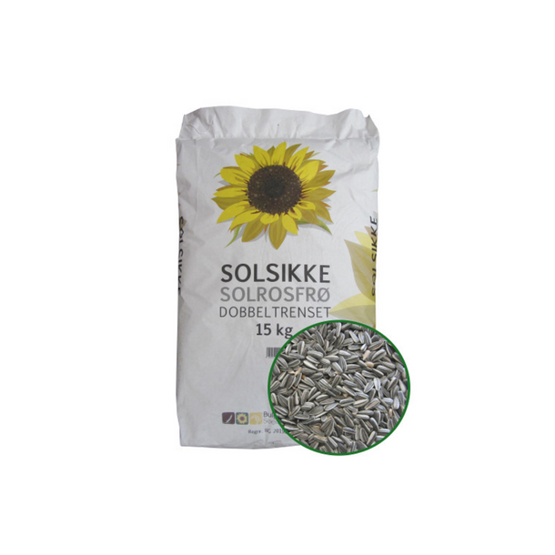 Natural Stribet Solsikke 15 kg