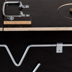 Gennemgangsf�lde - m�r og mink - 119x28x27cm